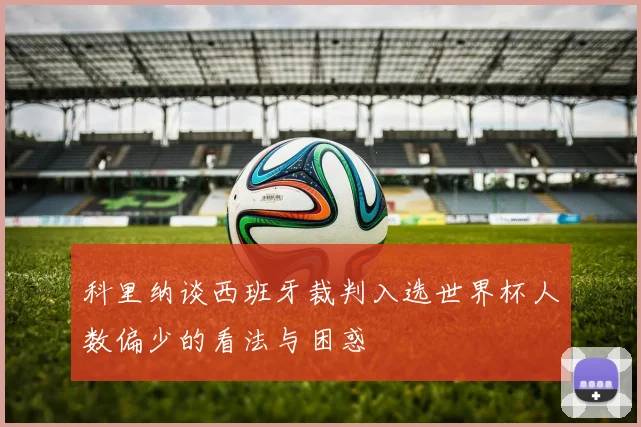 科里纳谈西班牙裁判入选世界杯人数偏少的看法与困惑